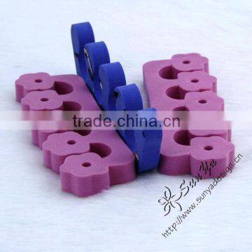 Colorful toe nail separators