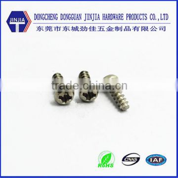 m2*6 nickel thread forming phillips pan head screws