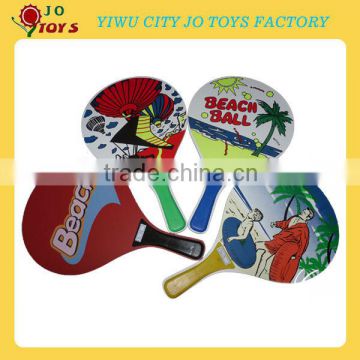 Wooden Beach Paddle Colorized Beach Racket Racket