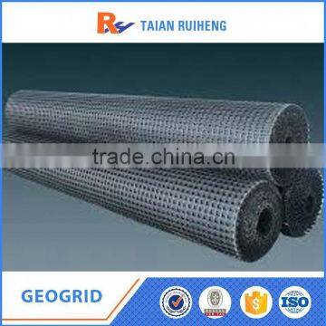 Tensile Strength 200x200KN/m Fiberglass Geogrid