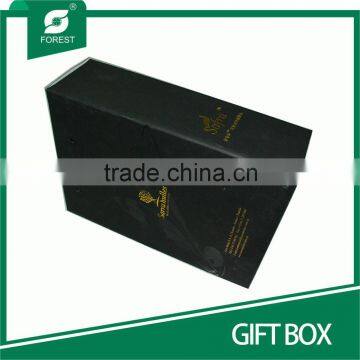 OEM HAND MADE PAPERBOARD GIFT BOX WITH GOLD HOT STAMPPING photo-4
