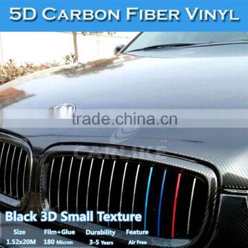 CARLIKE Factory Air Bubble Free High Glossy 5D Carbon Fiber Vinyl Roll photo-5