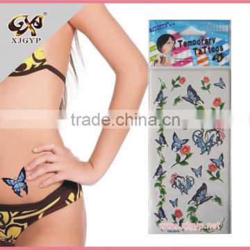 hair tattoo sticker/gold tattoo sticker/free tattoo sticker