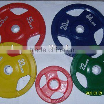 three hole handgrip weight plate