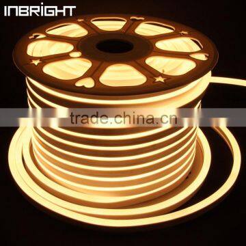 mini 8*15mm led ultra thin neon flex rope light warm white