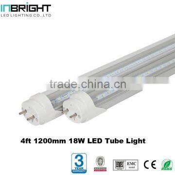 Transparent Cover Aluminum 6000K 1200mm T8 18w 4ft LED Circular Fluorescent Tube