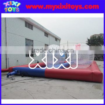 New Arrival 2 Lanes PVC Inflatable Zorb Balls Race Track                        
                                                Quality Choice