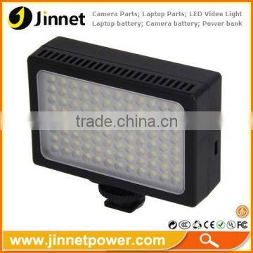 Latest Small Size Light Weight 96 Leds Video Light With 18650 Rechargeable Battery for Dslr and DV Camera