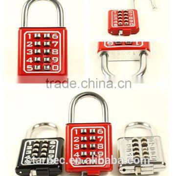 Colorful 10 Digit Code Small Padlock