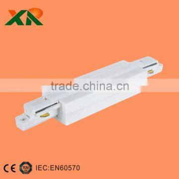 Dongguan lighting connector high quality 2 wires track lighting connector straight connector