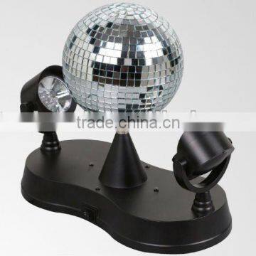 Glass Mirror Led Blue / Red Revolving Mirror Ball For Party                        
                                                Quality Choice