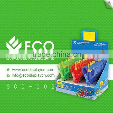 Creative Retail Counter Top Corrugated Cardboard Scissors Display Box