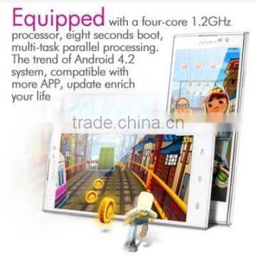 Original DOOV D800 4GB White, 5.5 Inch Android 4.2 Smart Phone, MTK6589 Quad Core 1.2GHz, RAM: 1GB, Dual SIM, GSM Network photo-2