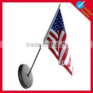 2014 cheap hot selling polyester material printing logo for advertising flag