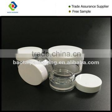 15g 30g 50g 100g PETG material cosmetic jar with ABS cap