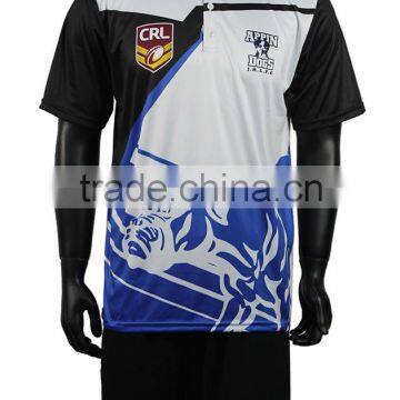 2016/2017 new season top sale fully sublimation soccer polo shirt