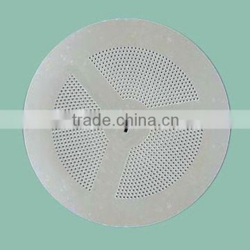 Acid etching metal chip