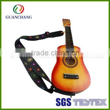 high quality custom colorful fashion guitar belt, guitar belt, polyester guitar belt