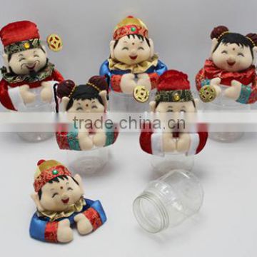 Novelty candy jar chinese new year decoration