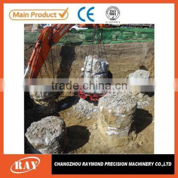 excavator attachment hydraulic concrete breaker cutting machine for round pile