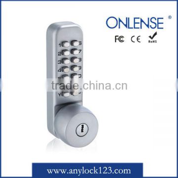 zinc alloy mechanical code lock for interior door