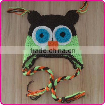 Wholesale cute baby crochet beanie animal hats