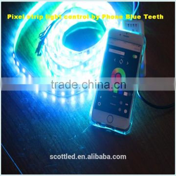 Programmable Dream Color rgb led strips SK6812/WS2812B 5050 RGB with Digital Built-in IC Bluetooth Smartphone APP Control LED                        
                                                                                Supplier's Choice