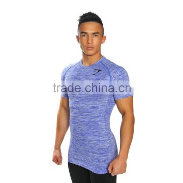 GymShark Men's Seamless Dri Fit T-Shirts Wholesale Running Shirts for Men                        
                                                Quality Choice