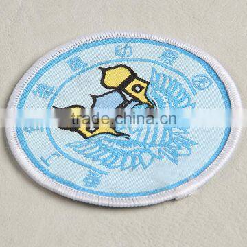 Woven Badge With Light Blue Background for Baby Outdoor Clothing photo-3