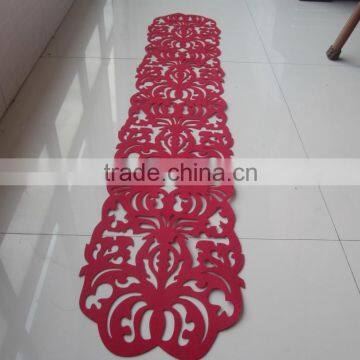 Large White Felt Runner