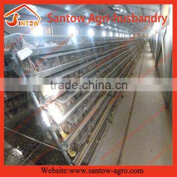 Large-scale automatic battery quail cage