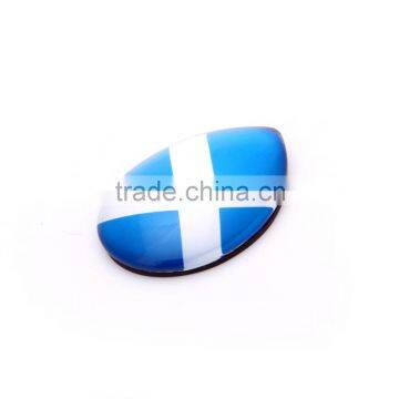 Custom colors process printed round fridge magnet