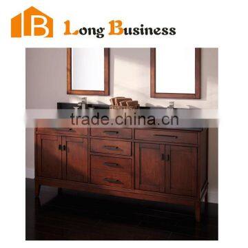 LB-LX2213 solid wood high end bathroom vanities cabinet                        
                                                Quality Choice