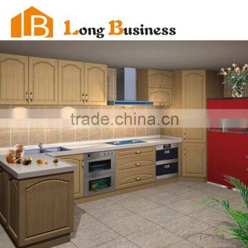 LB-DD1048 Factory Kitchen Design Solid Wood Kitchen Furniture Modern Kitchen Cabinet