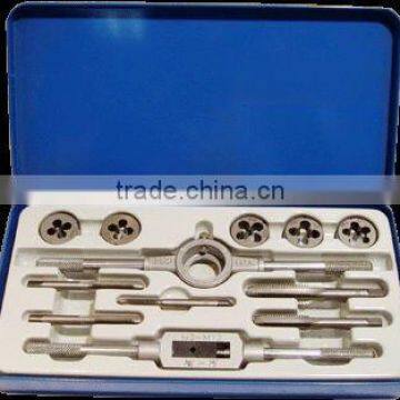 12PCS INCH TAP & DIE SET