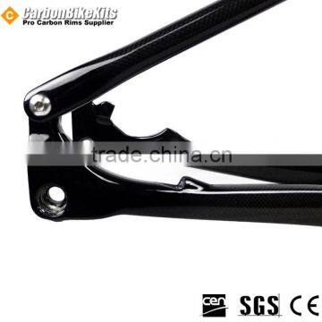 2016 CarbonBikeKits 29" MTB Full Suspension Carbon Frameset BB30/ PF30 Disc Brake E-type Mountain Carbon Fibre Bicycle Frame CF