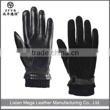 2016 Hot Sale Low Price Driving Style Genuine Leather Gloves For men