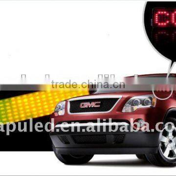 Digital LED scrolling text car display/bar/club