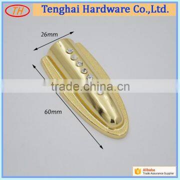 Hot Sale Long Metal Decoration Accessory With Diamond for Purses Handbags photo-2