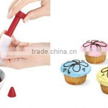 wholesale hot selling food grade silicone chocolate cake decorating pen