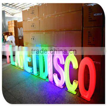 Commercial Led Advertising Letter Signs, 16 Colors Changing Letter Light photo-5