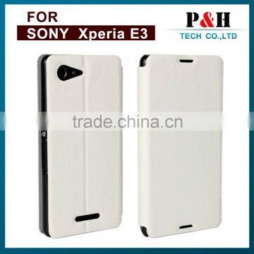 2015 Express Alibaba Mobile phone wallet flip cover case for sony xperia e3