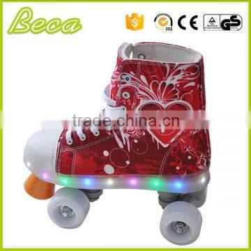 guangdong wholesale pvc wheel flashing kids electric quad skate                        
                                                Quality Choice