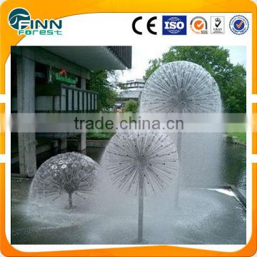 Crystal ball Sphere Fountain Stainless Dandelion Fountain Nozzle