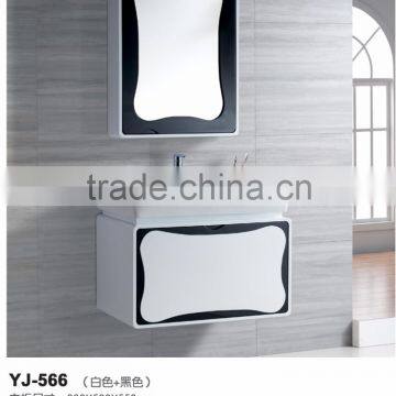 Modern design widely use cheap one piece wall mounted used bathroom vanity cabinets