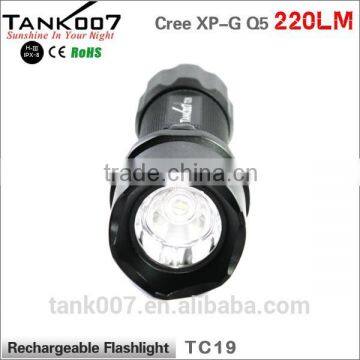 TANK007 Electric Charge Torch Light Night Hunting Torch Light Rechargeable Led Police Flashlight