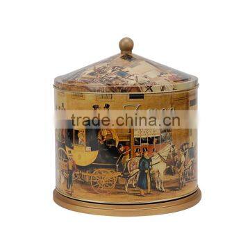 fancy Custom Musical Tin Box Christmas Gift Decoration Music tin Box