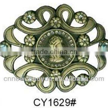 Nickle Free Fashion Pin Buckle With Filigree Details and Gems photo-5