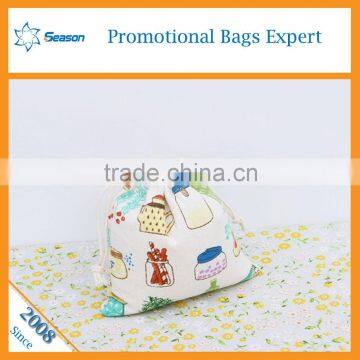 Factory Price Oem Production Canvas Cotton Drawstring Bag for Packing Storage photo-5