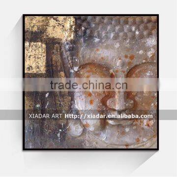 Wall art decor buddha face oil painting on canvas SHU126